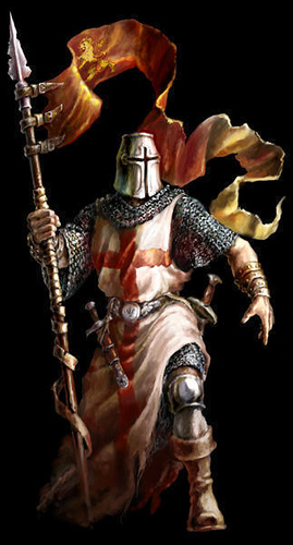my warrior A mosaic of a man with a beard and a cross.