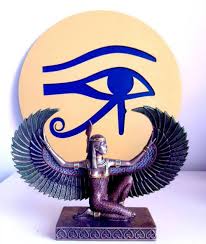 maat's eye A mosaic of a man with a beard and a cross.